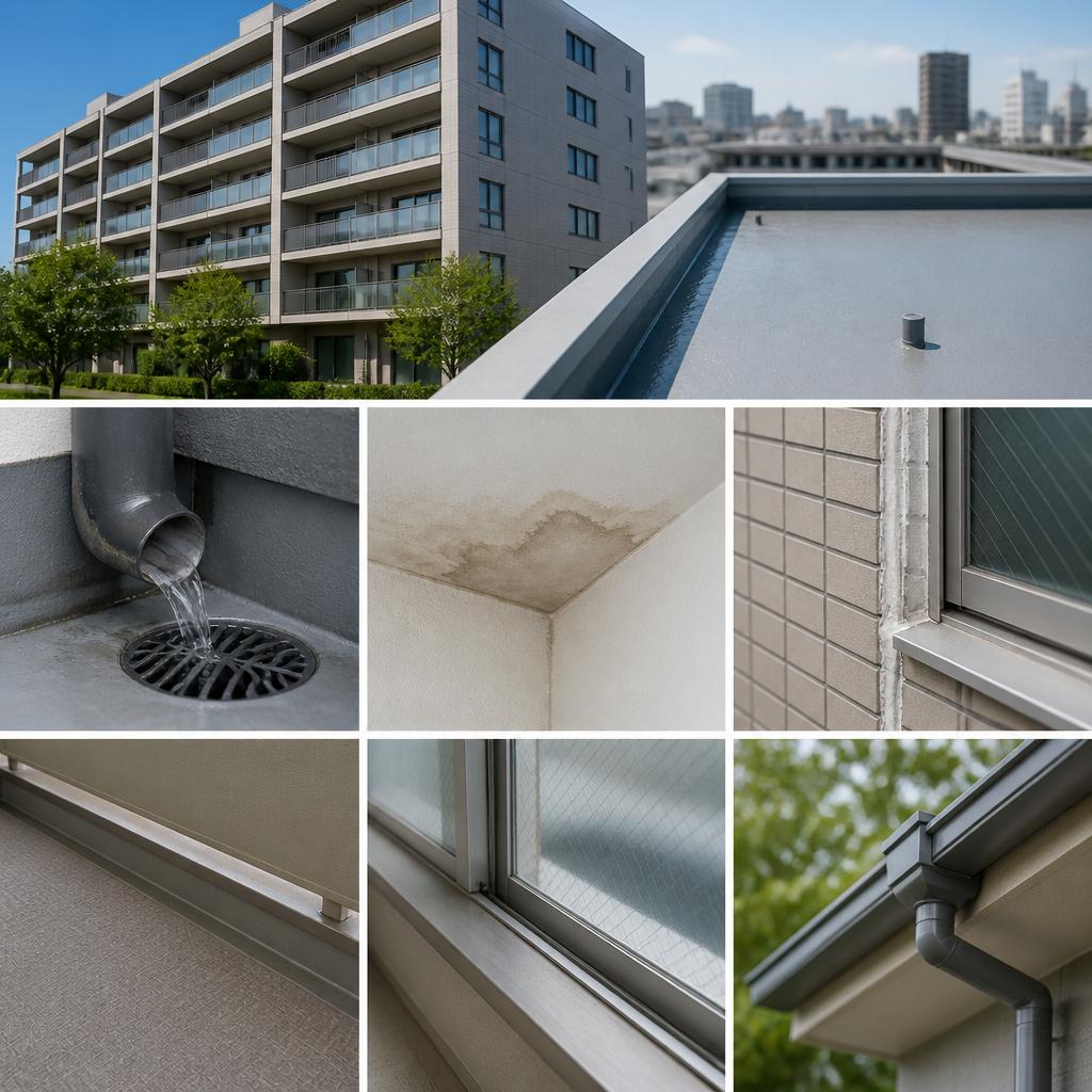 マンション管理における雨漏り対策