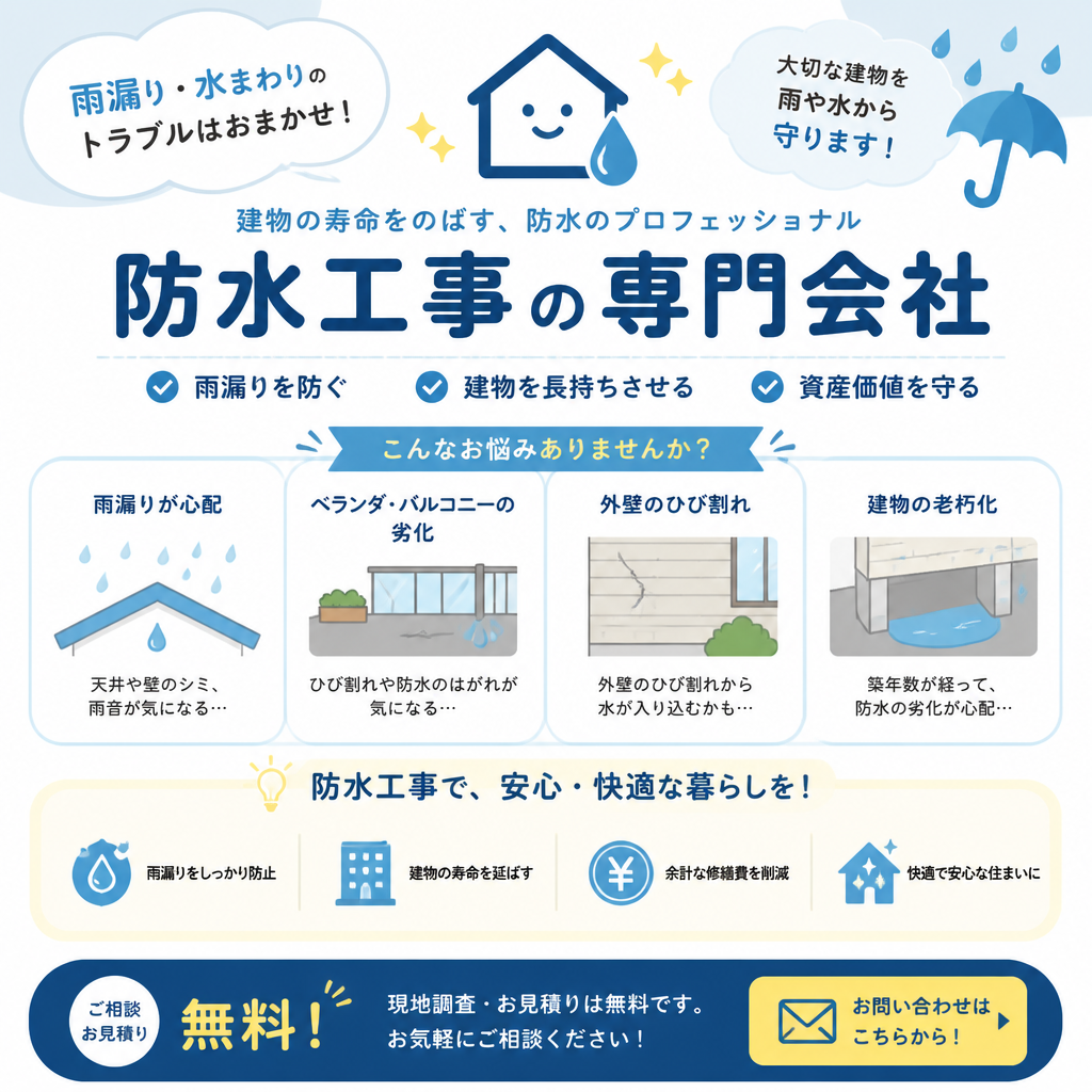 今すぐ相談しよう！お見積もりは無料です