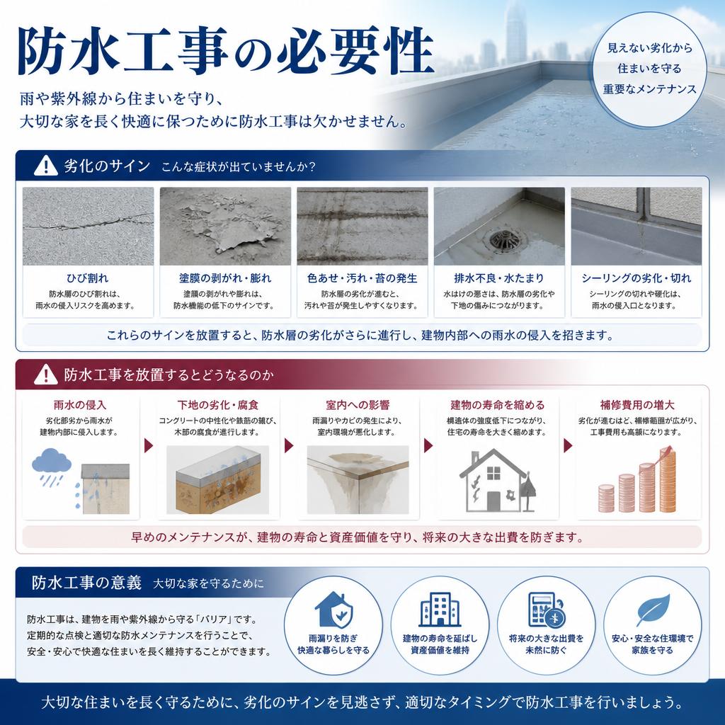 防水工事を行う理由