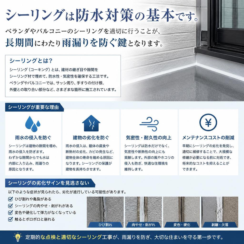 2. シーリングの重要性
