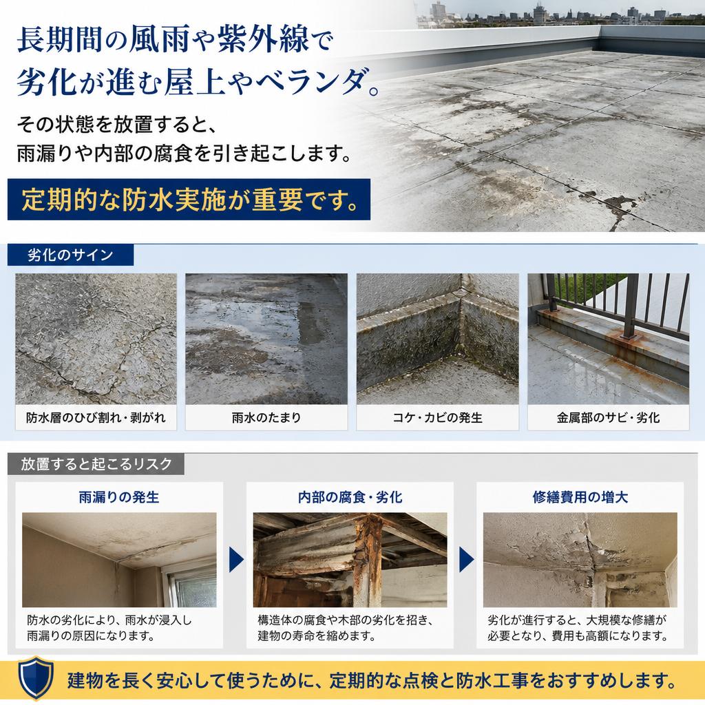 防水工事の必要性