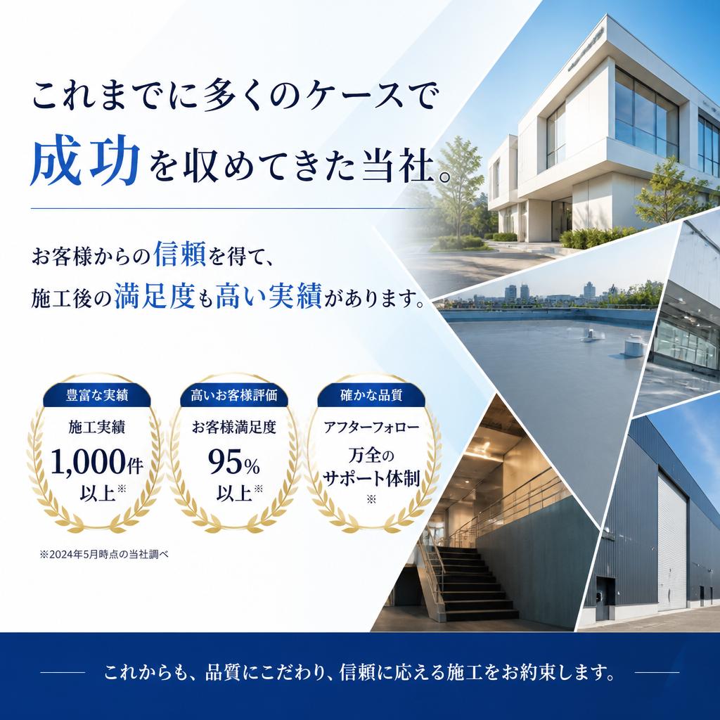 実績と信頼