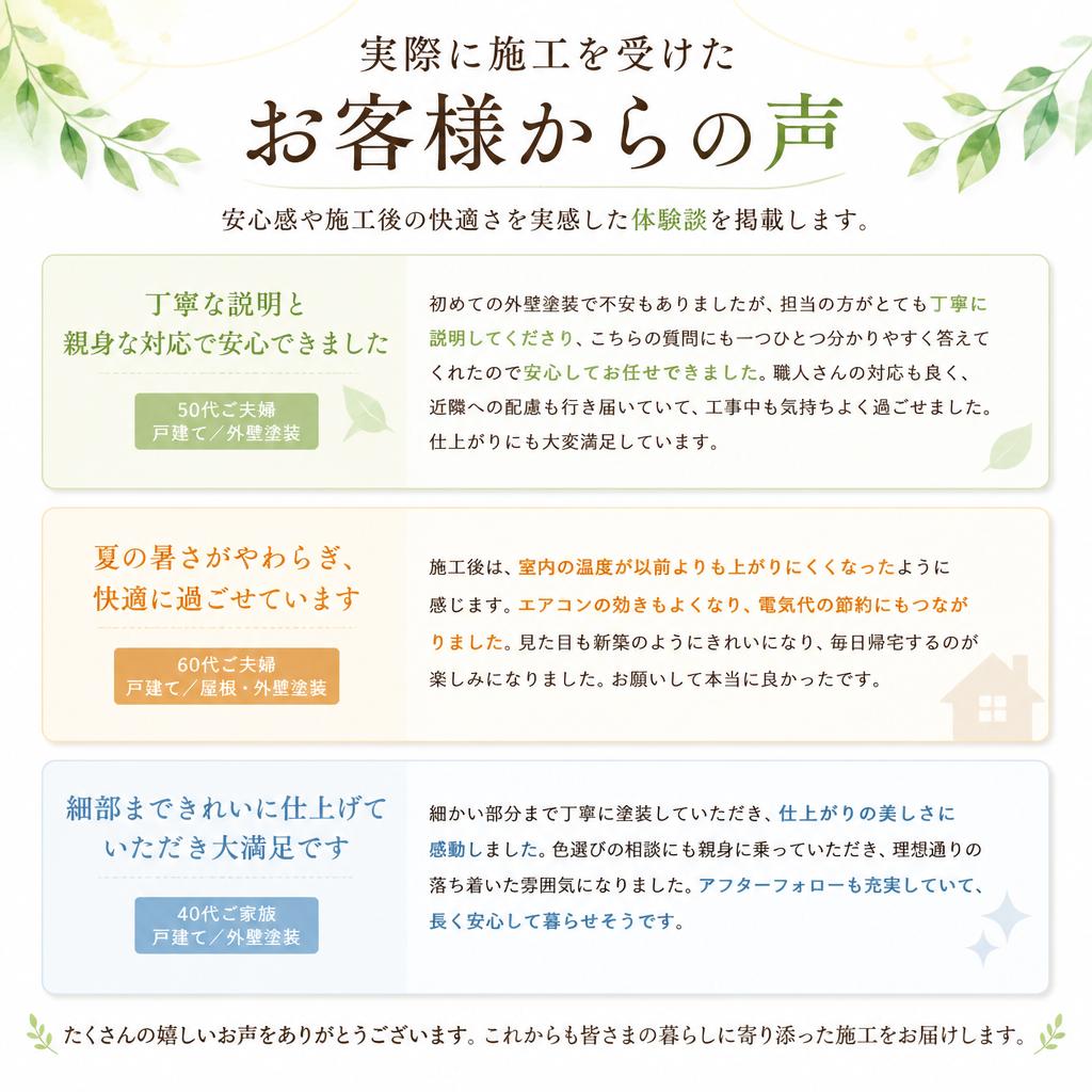 お客様の声