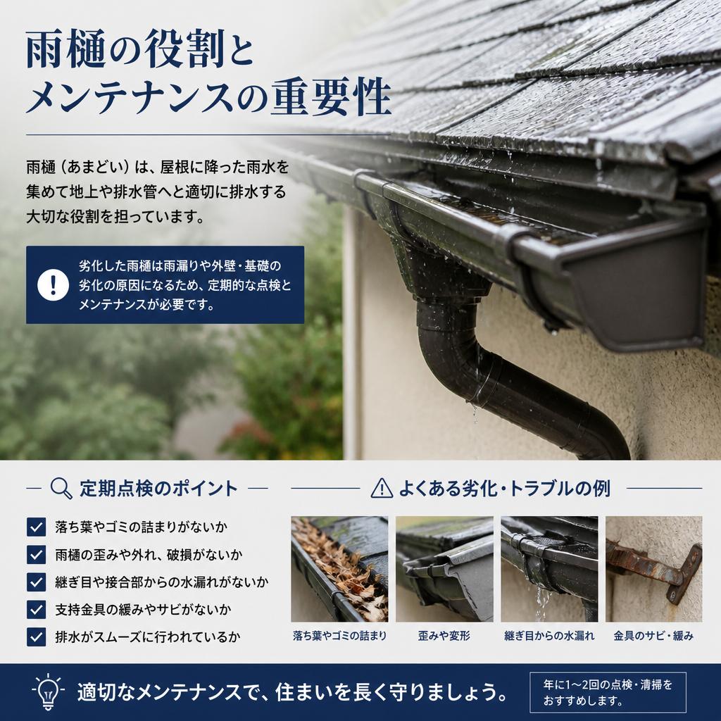 雨樋の重要性