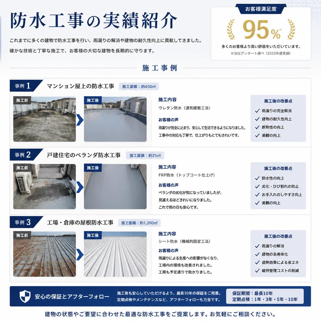 実績とお客様の声