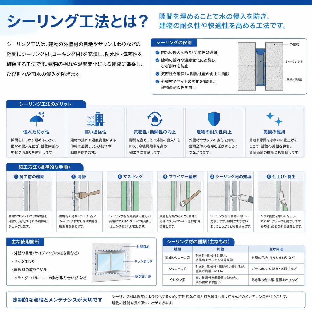 4. シーリング工法の魅力