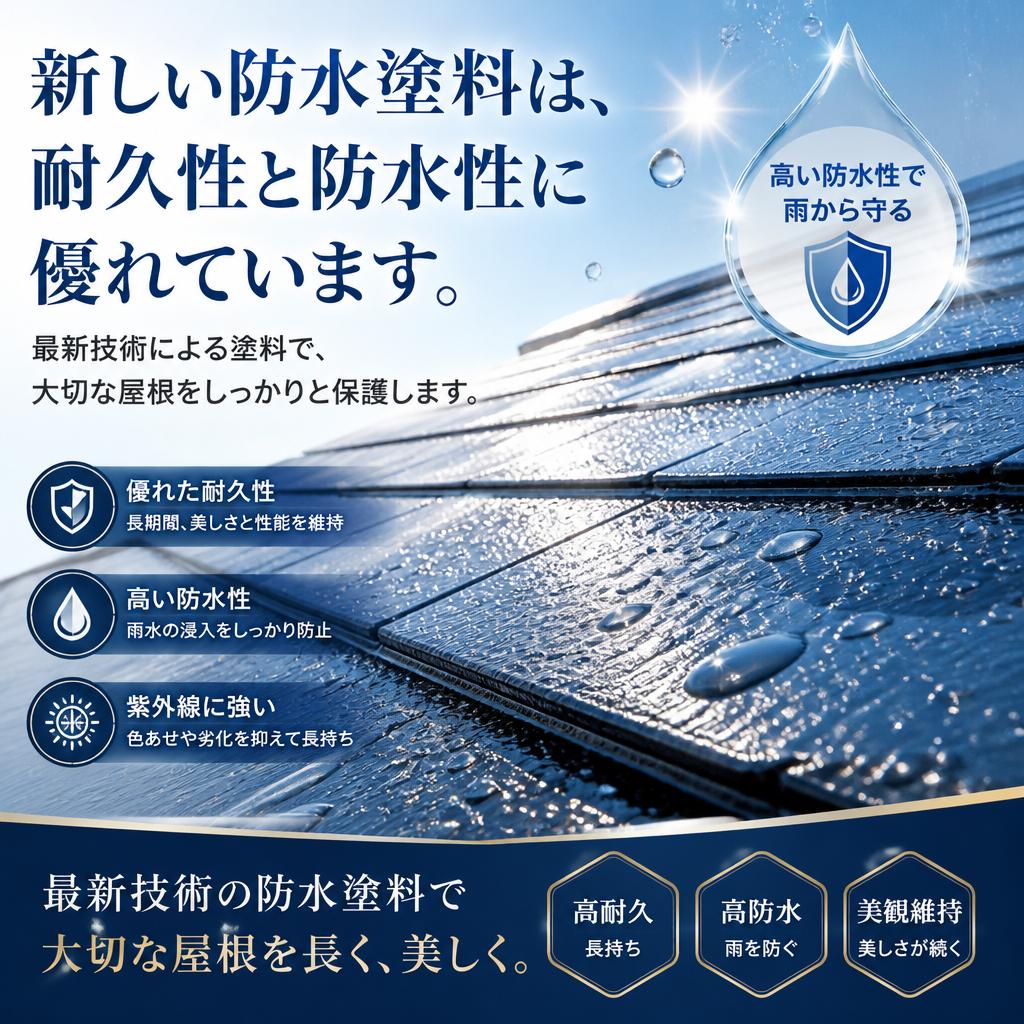 最先端の防水塗料