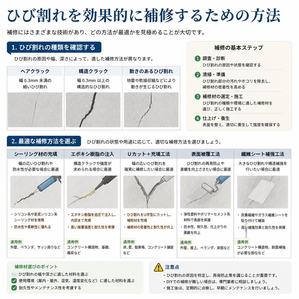 効果的な補修方法とは