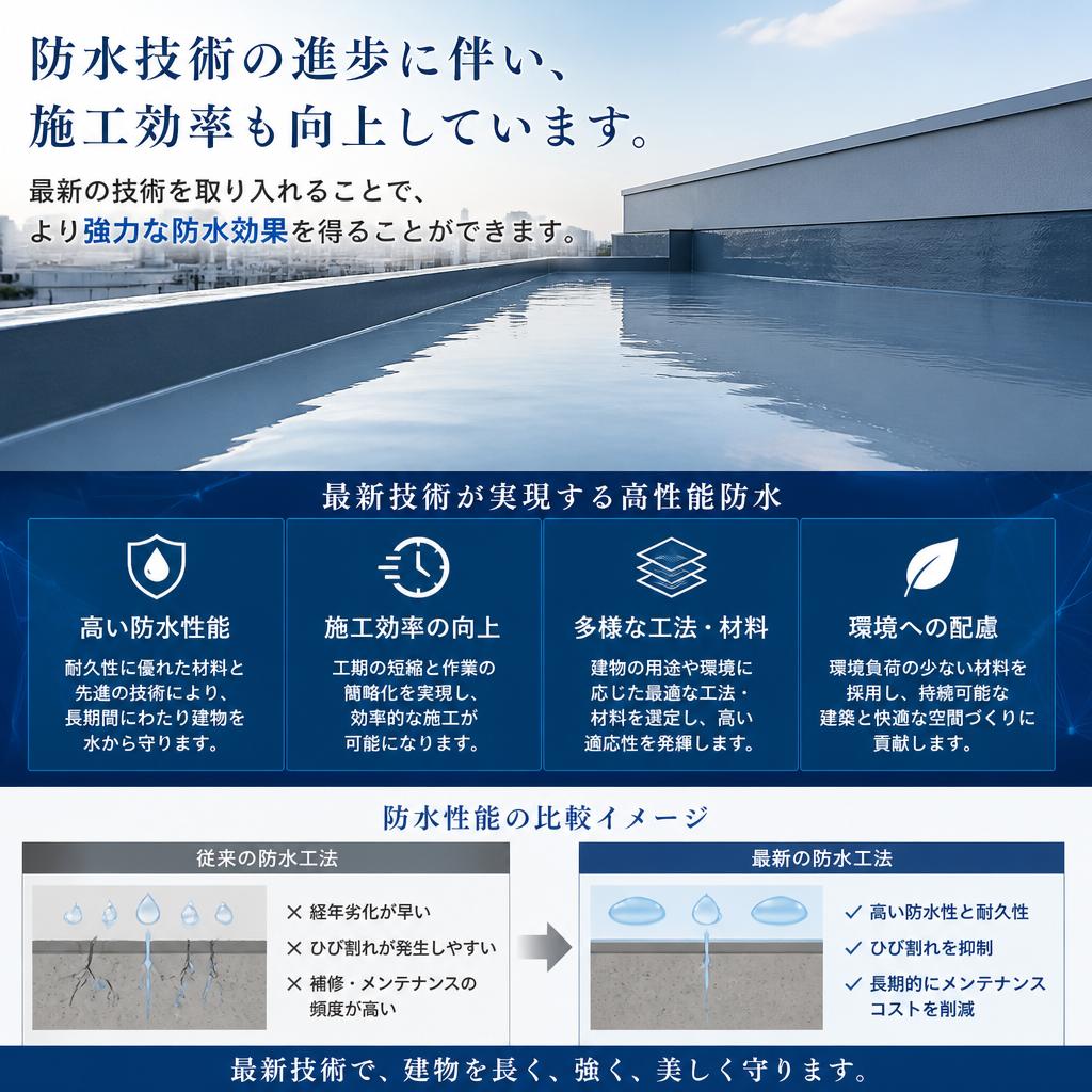 最新の防水技術