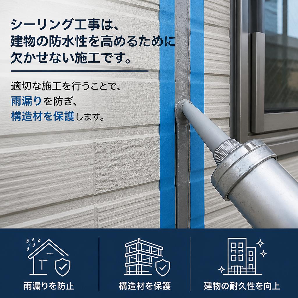 シーリング工事で家を守る