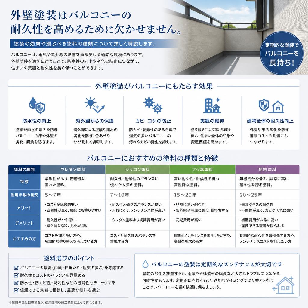 外壁塗装のメリット