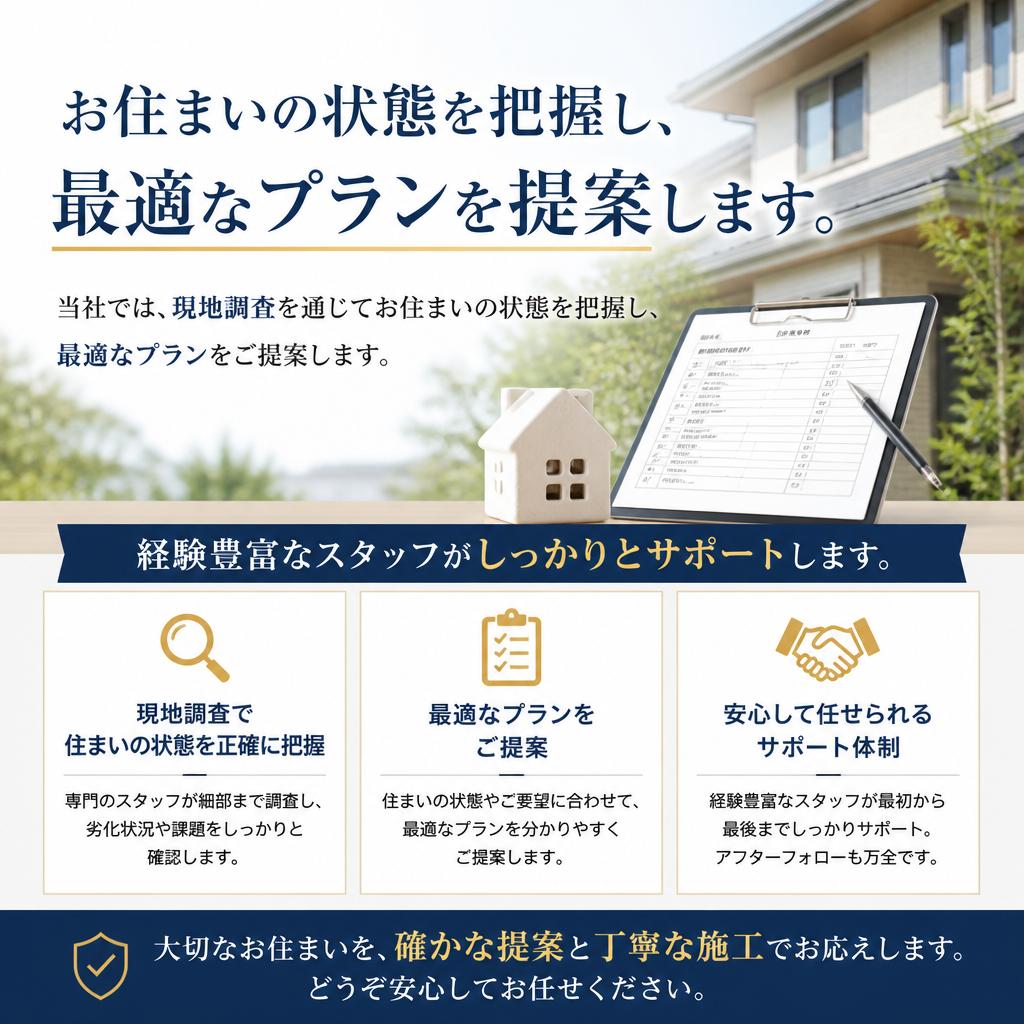 プロによる調査と提案