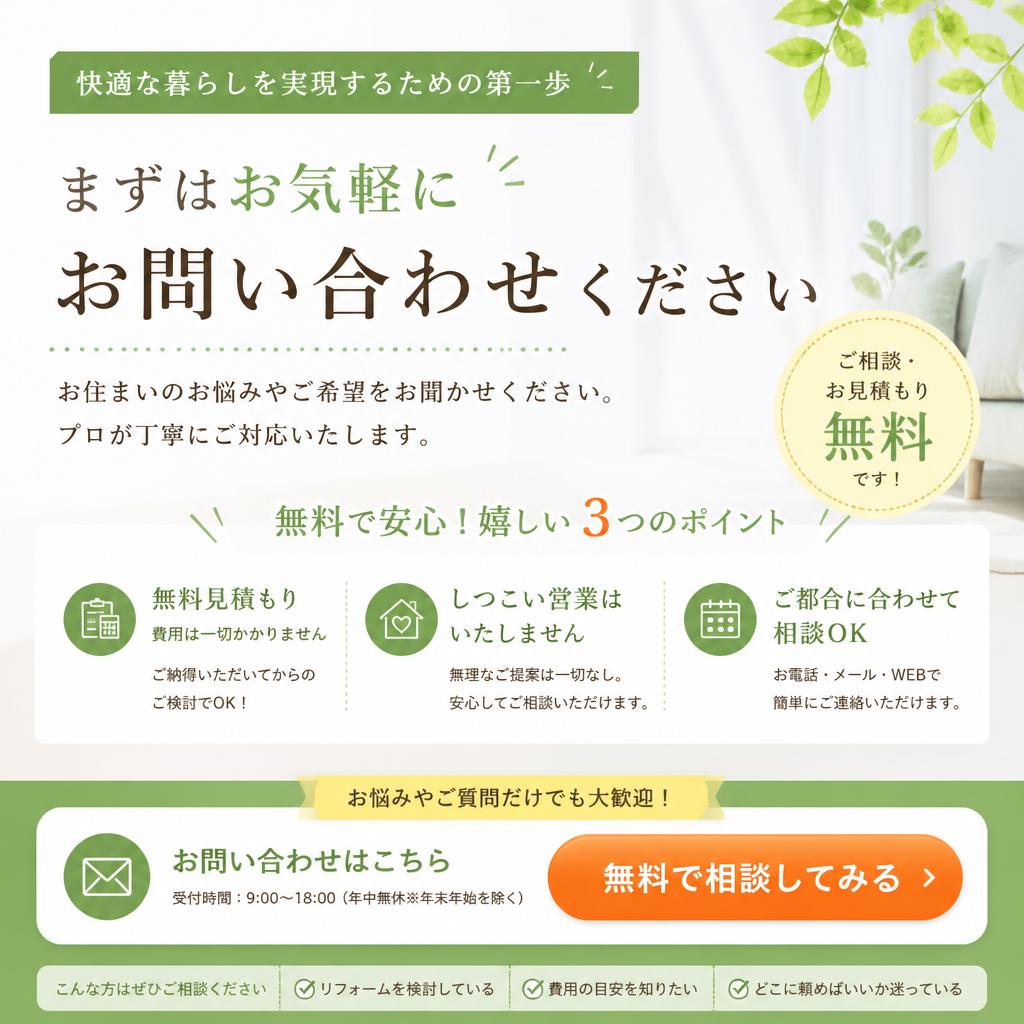 今すぐお問い合せを！