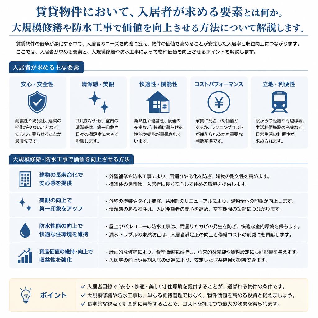 賃貸物件の価値を高める方法