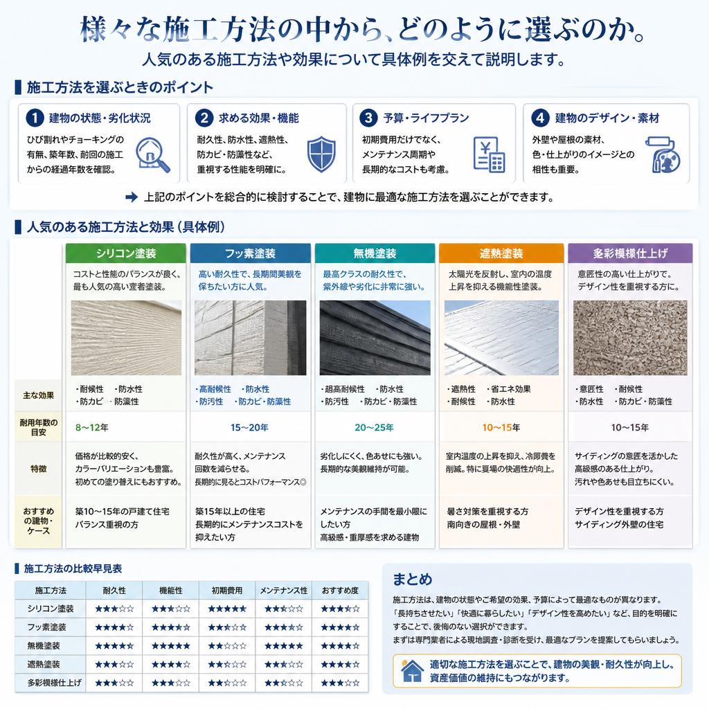 効果的な施工方法