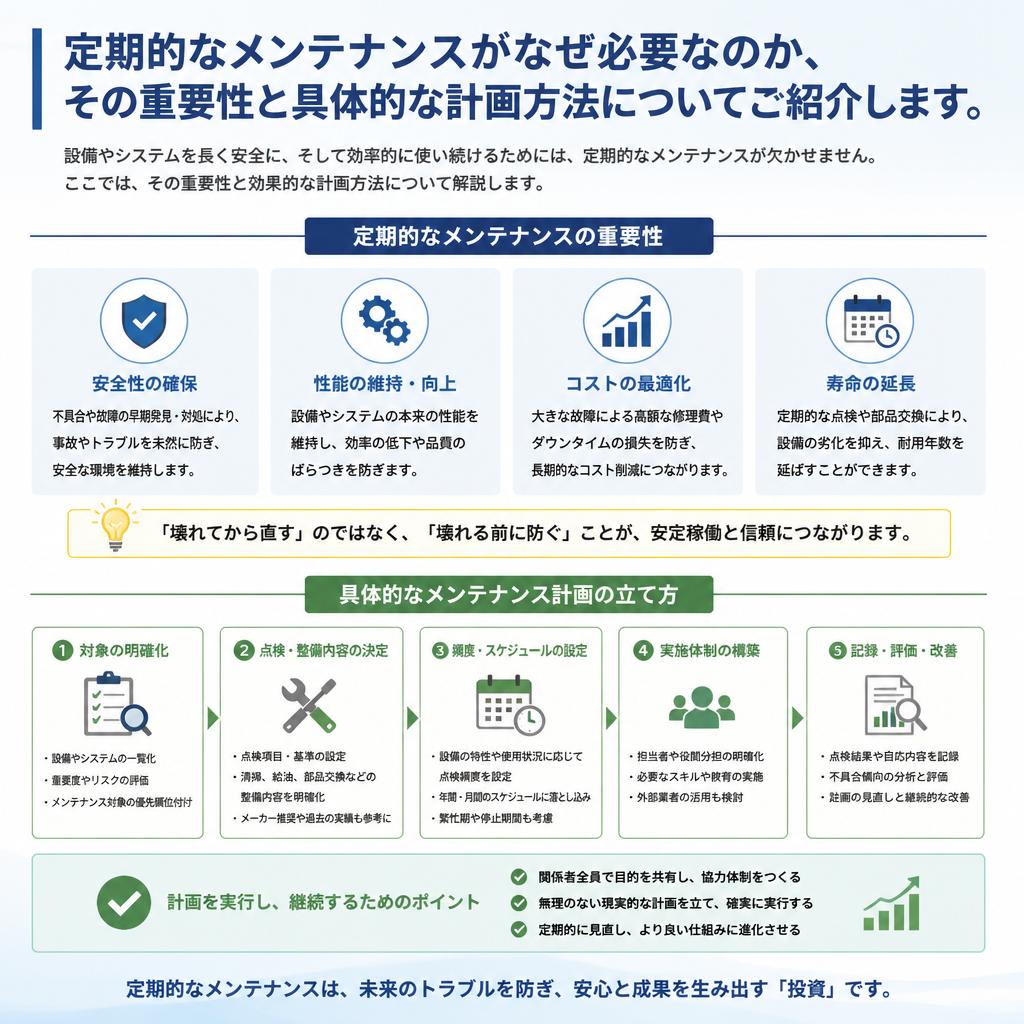 5. 建物メンテナンスの計画