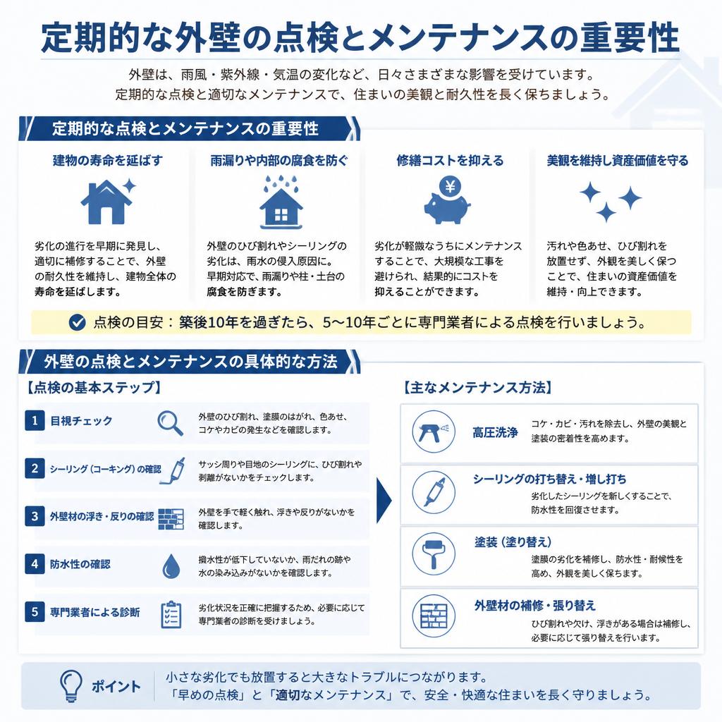 定期的なメンテナンスのすすめ
