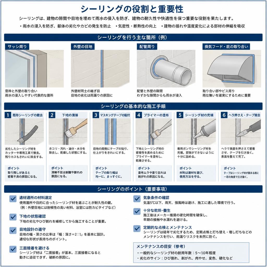 5. シーリングの重要性