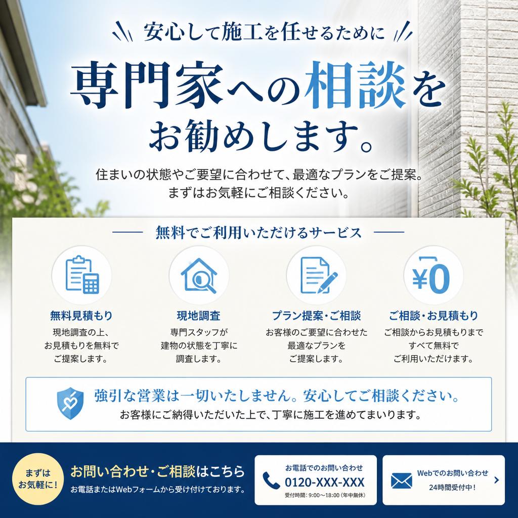 7. 専門家への相談で安心のバルコニーを実現