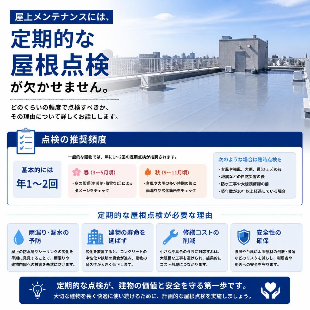 定期的な屋根点検の必要性