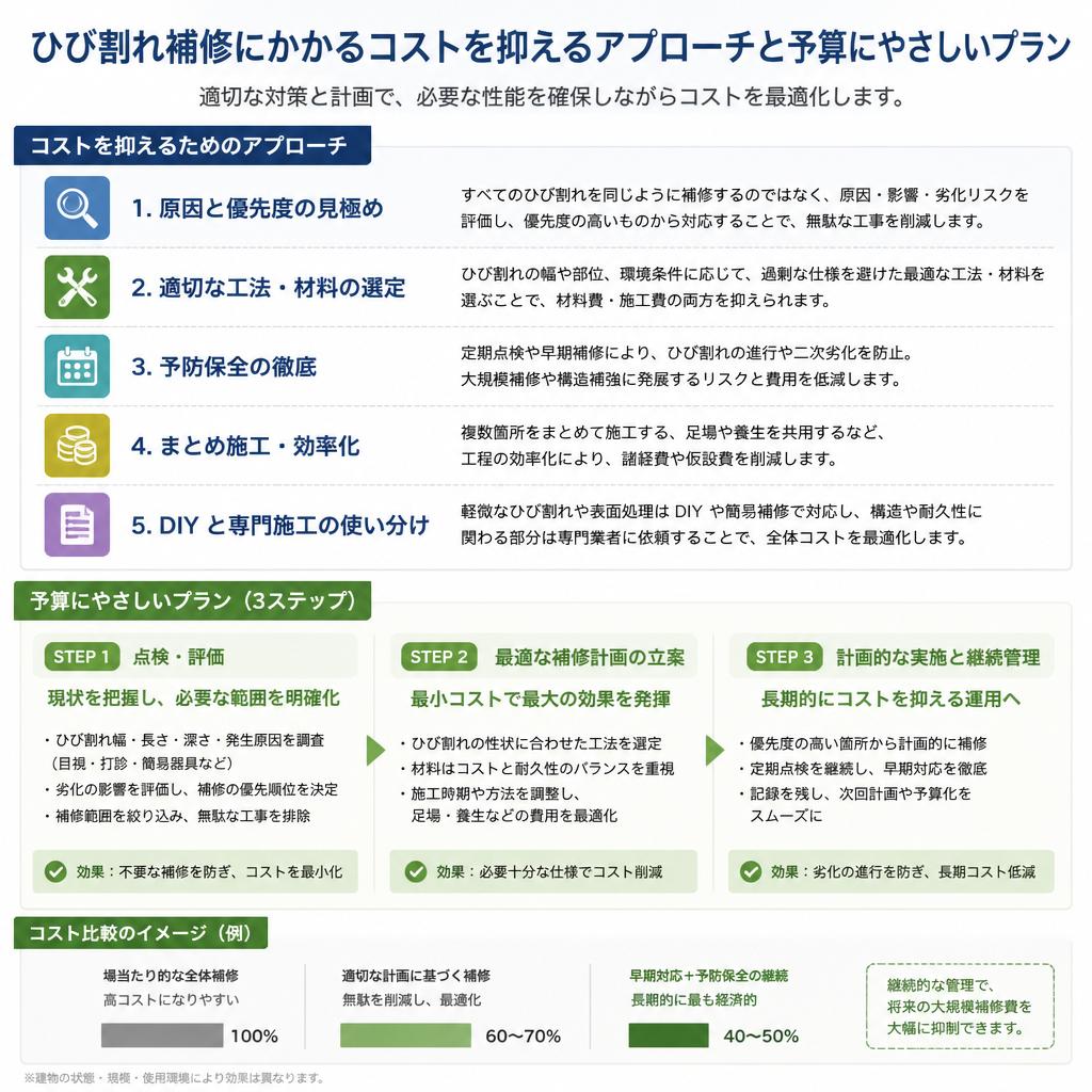 5. コストを抑える方法
