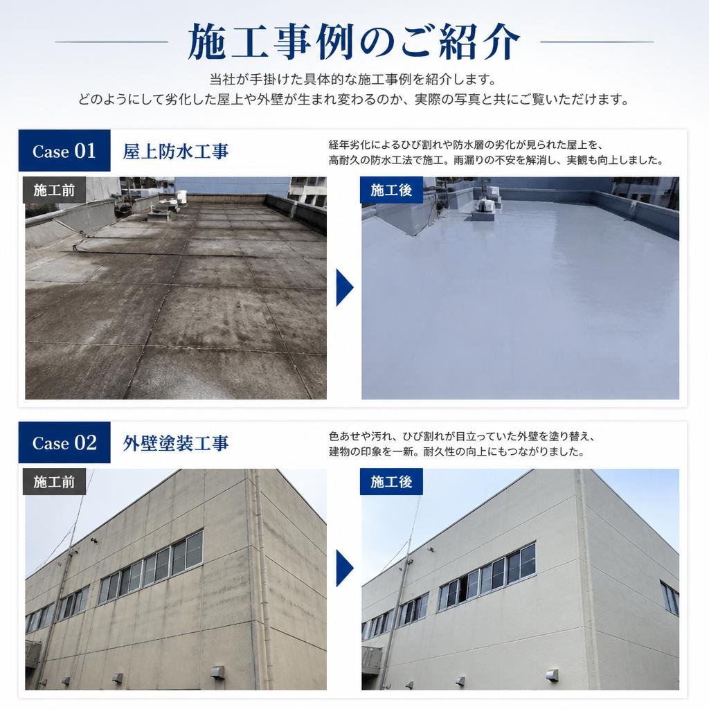 施工事例：実績紹介