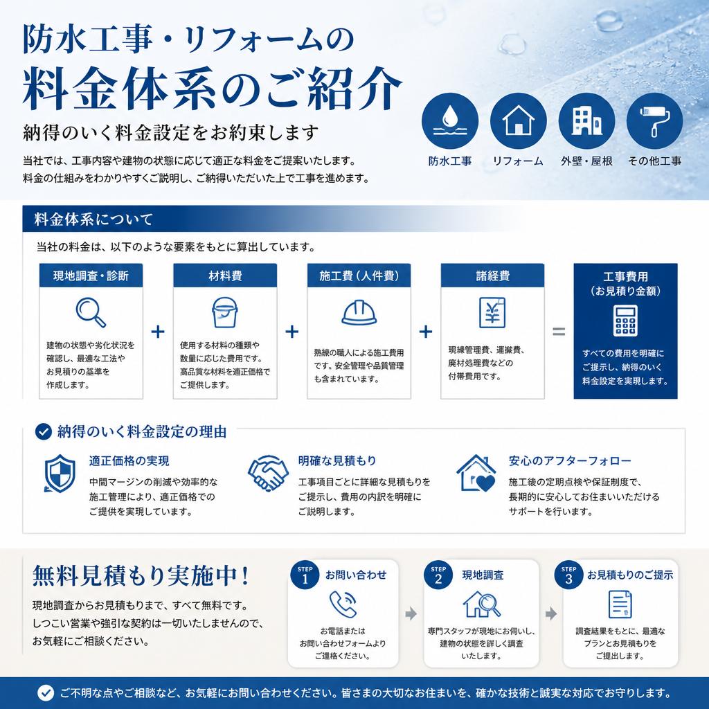 5. 料金についてのご案内