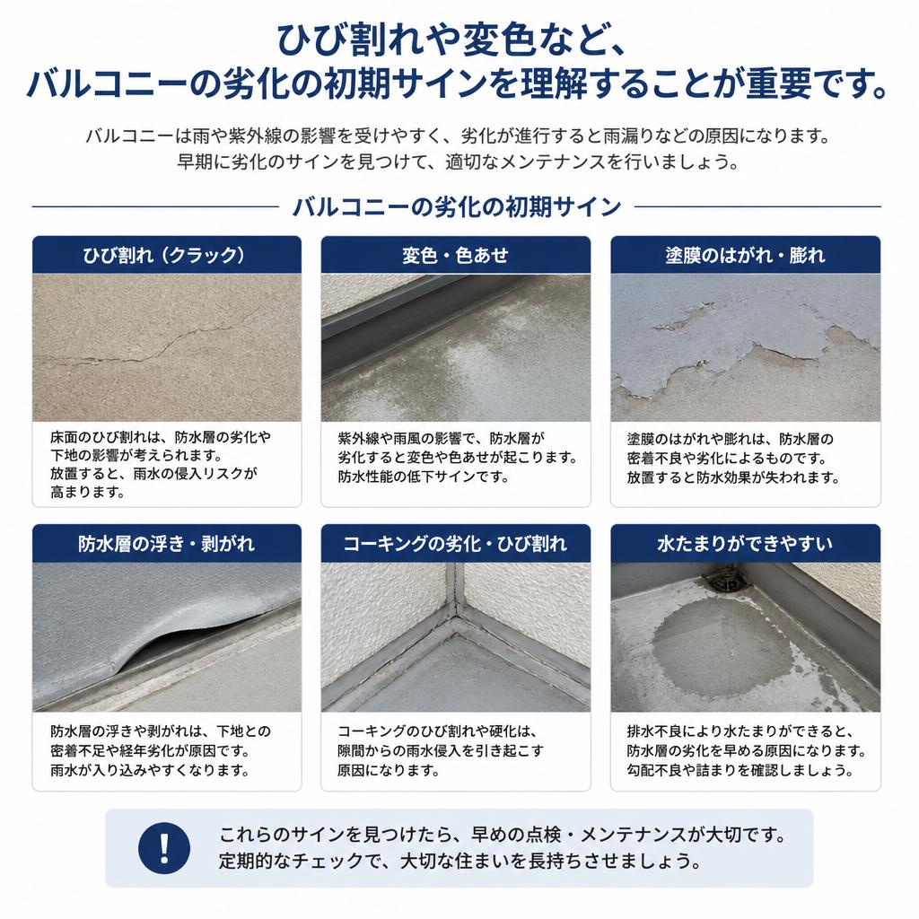 2. 劣化のサインを見逃すな！