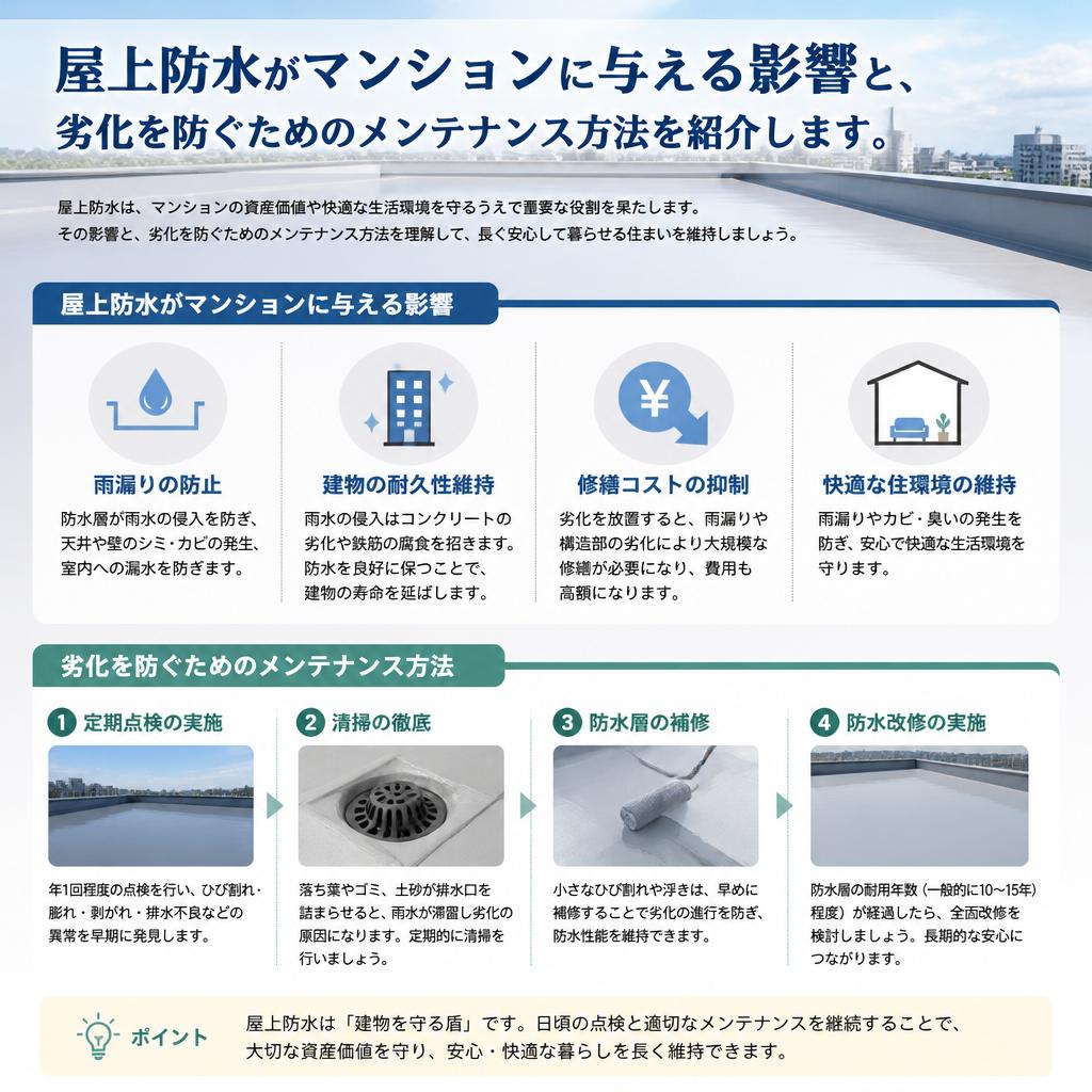 屋上防水の重要性