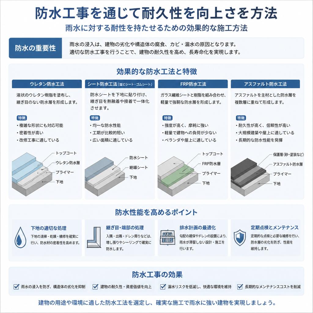 4. 雨水対策と耐久性向上の関係