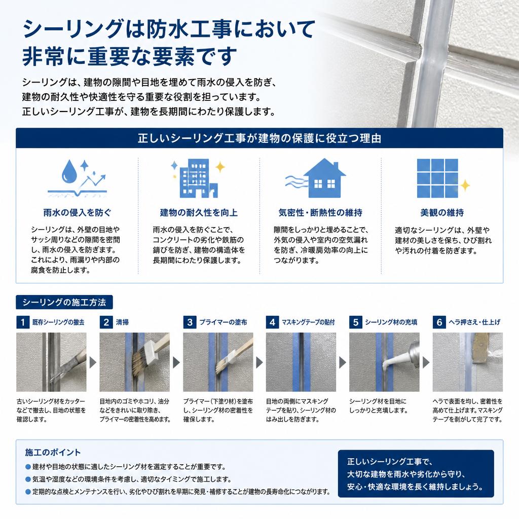 シーリング工事の役割