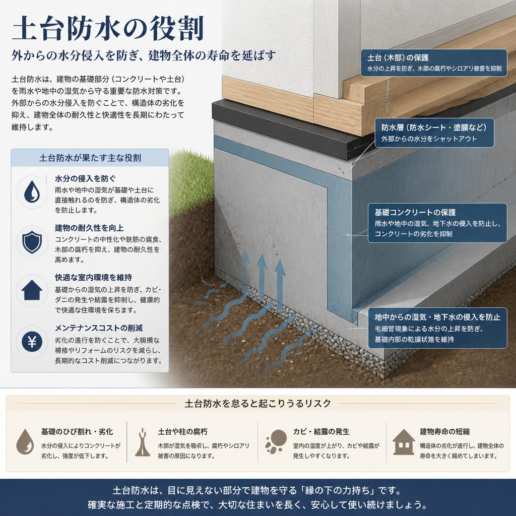 土台防水の重要性