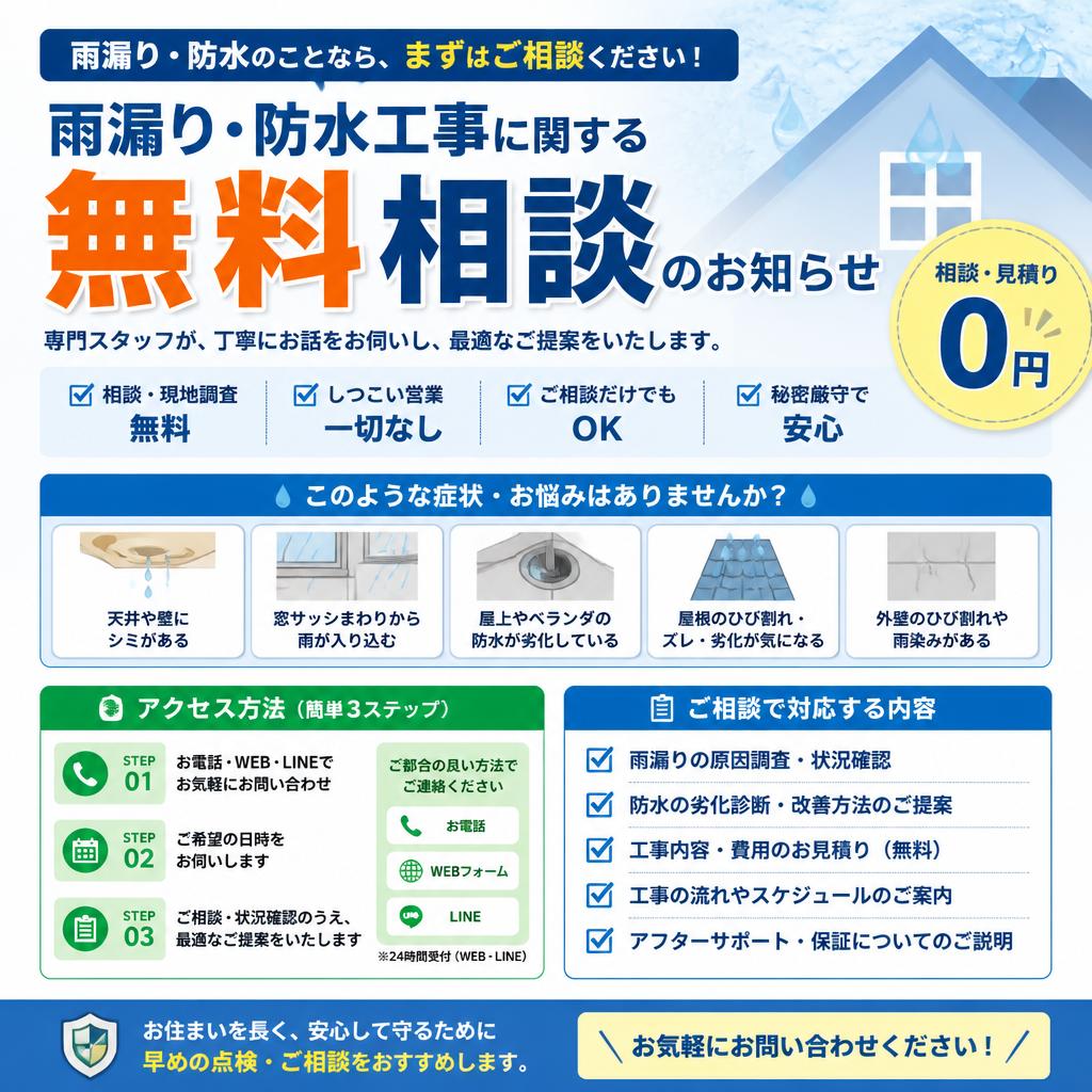 お問い合わせ・無料相談のご案内