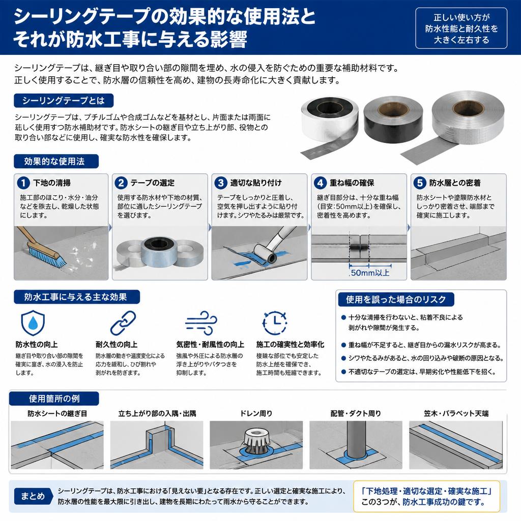 5. シーリングテープの活用法
