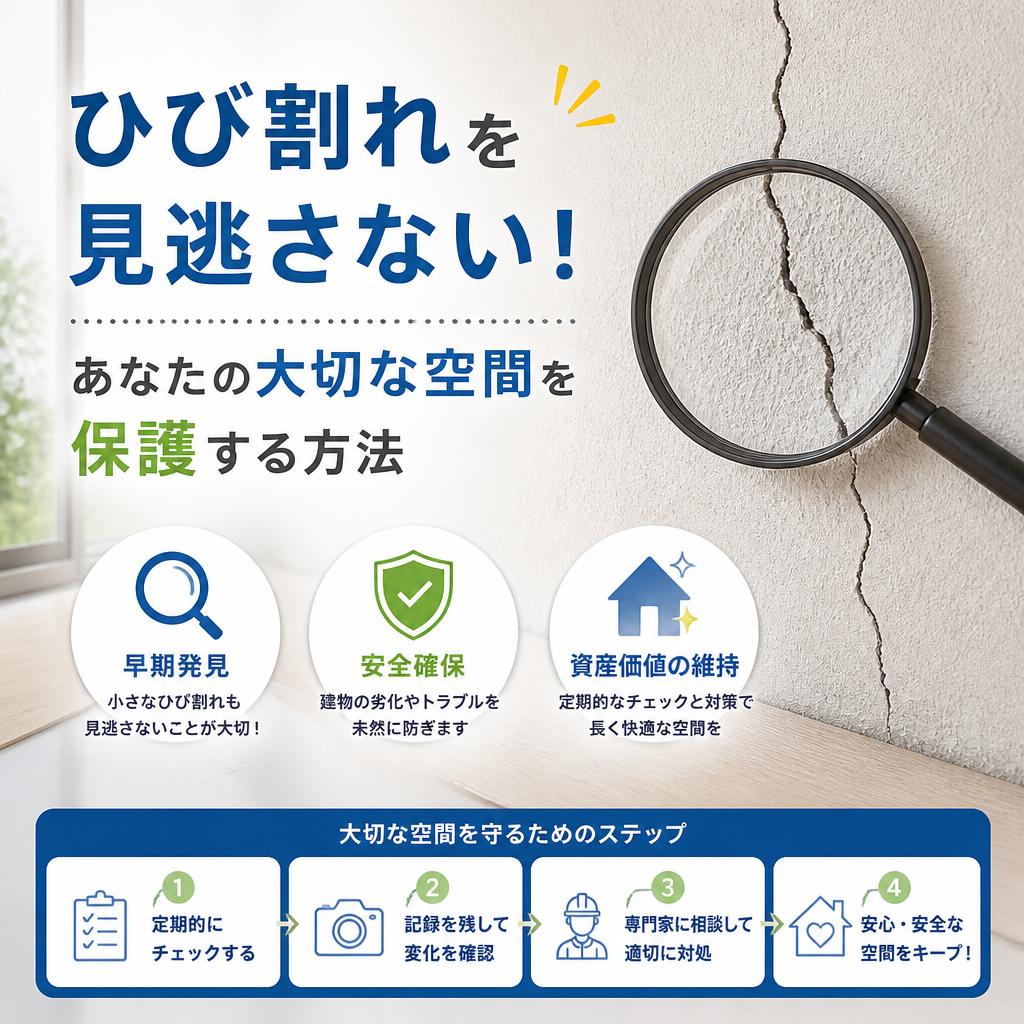 ひび割れを見逃さない！あなたの大切な空間を保護する方法