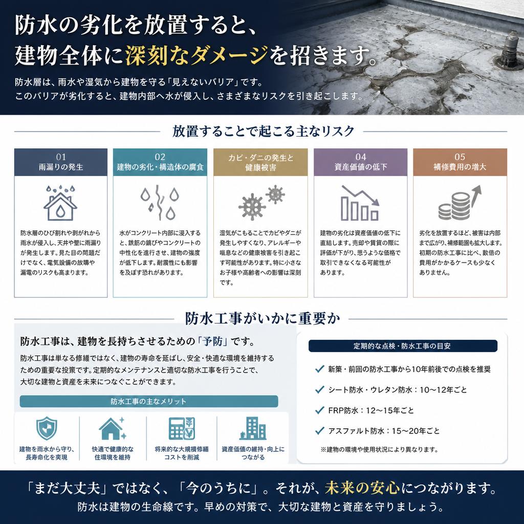 2. ひび割れを放置するとどうなるのか？