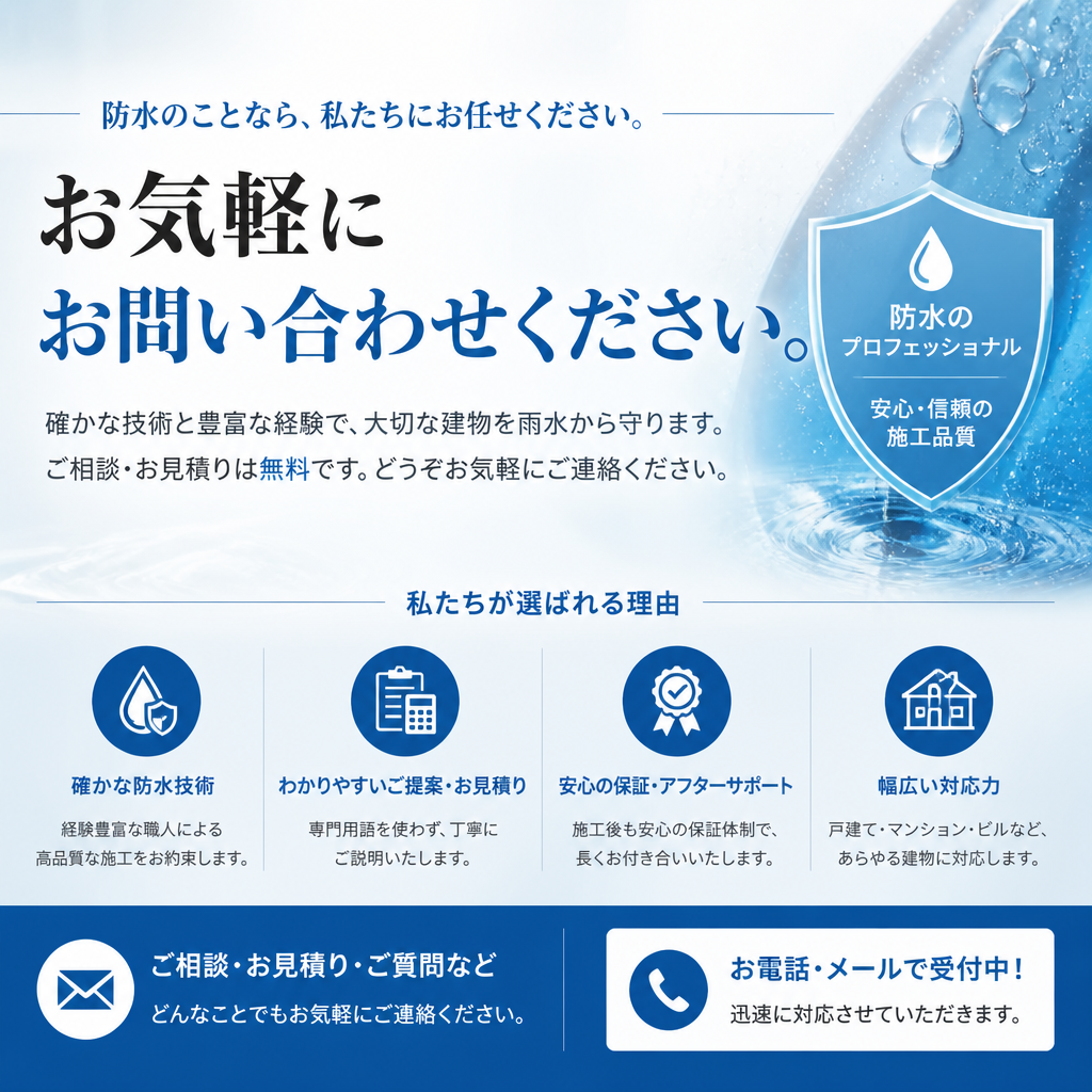 7. お問い合わせ・無料見積もりのご案内