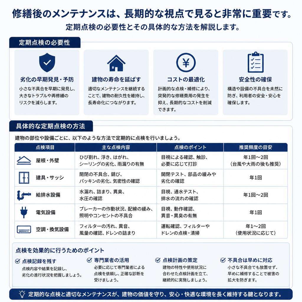 5. 定期的なメンテナンスの必要性