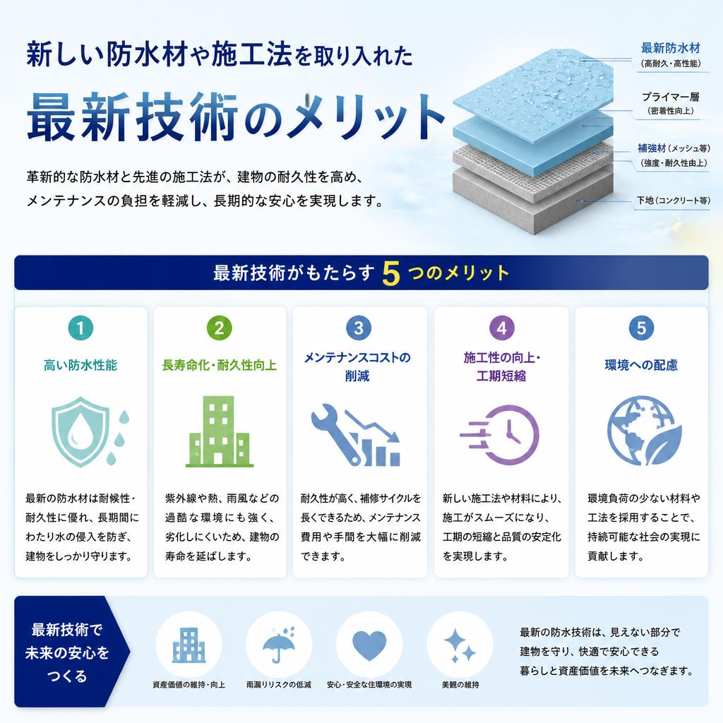 2. 最新の防水技術とは？