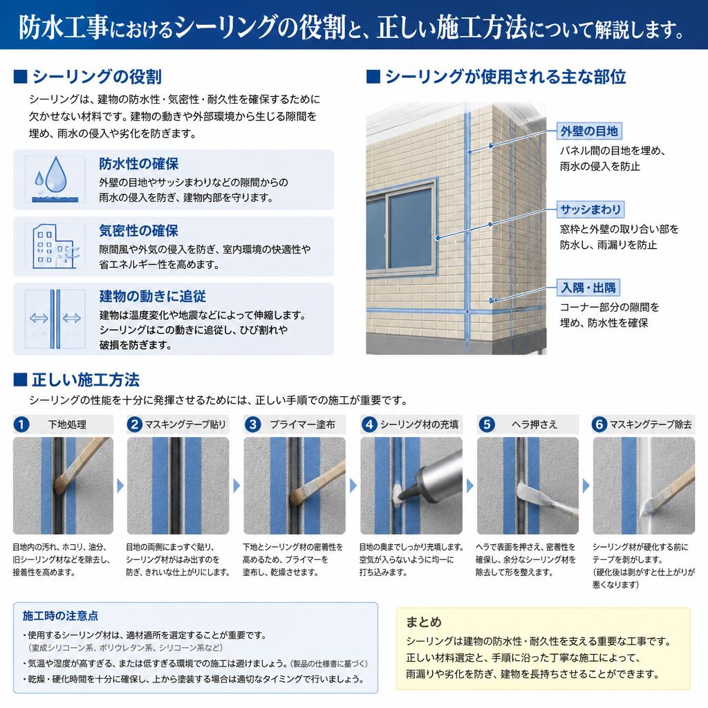 5. シーリングの重要性