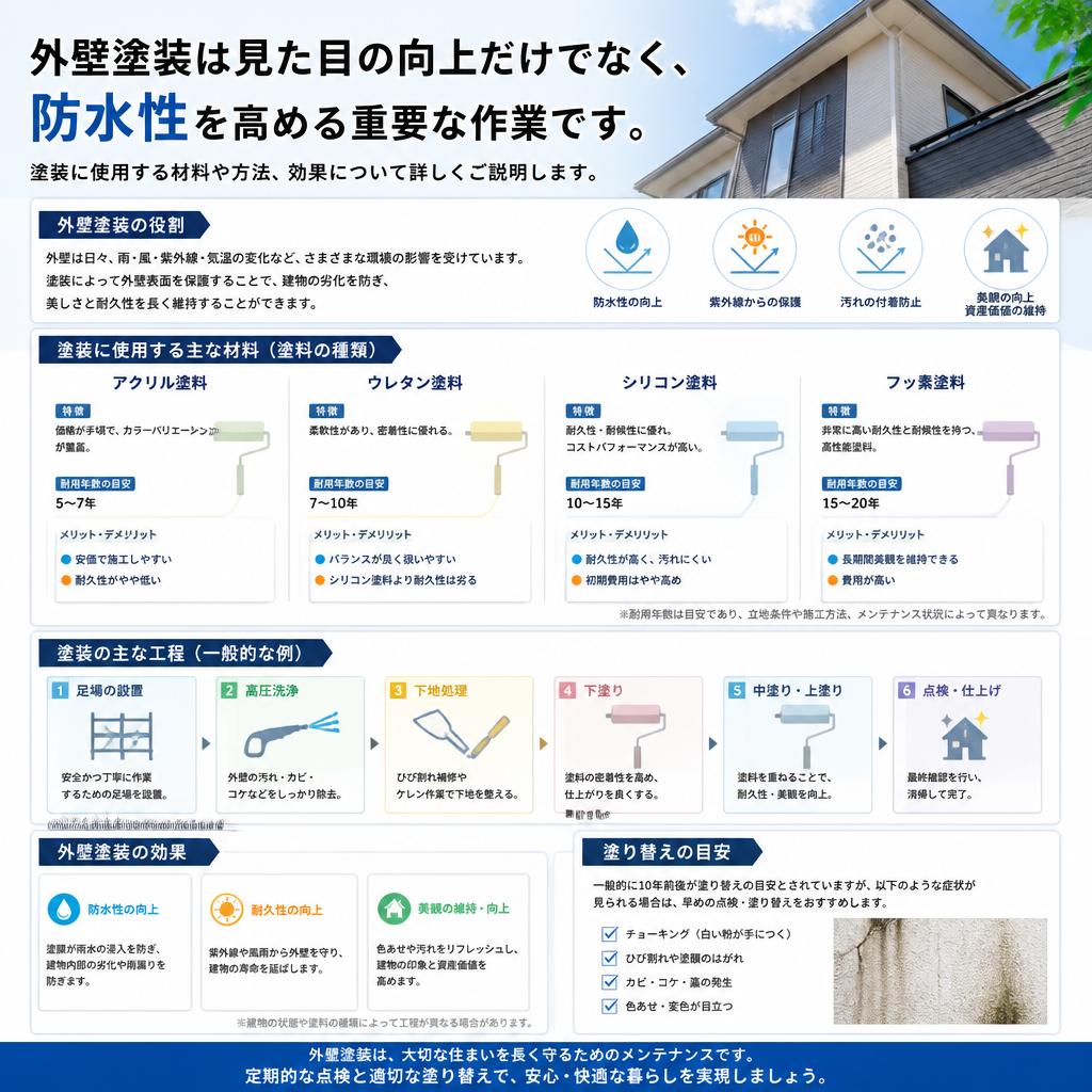 外壁塗装のメリット