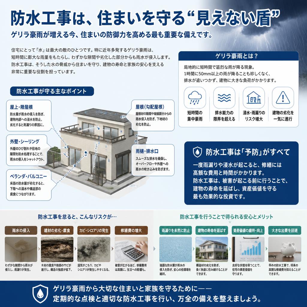 2. 防水工事の重要性
