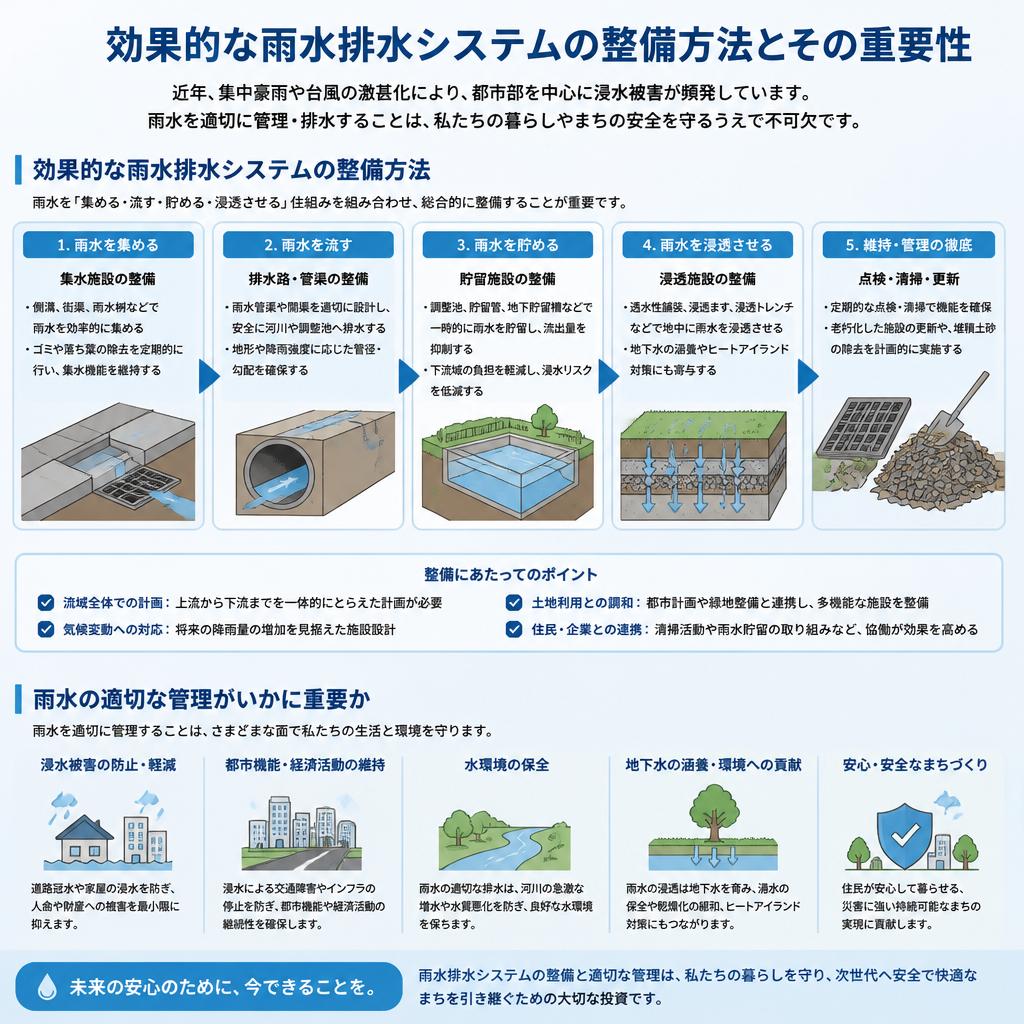 4. 雨水排水システムの整備