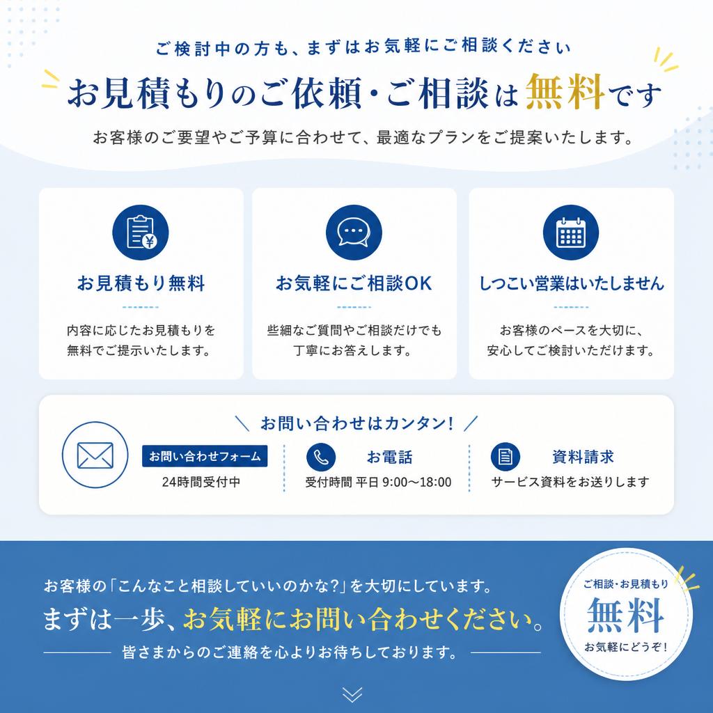 7. お問い合わせ・見積もりはこちら