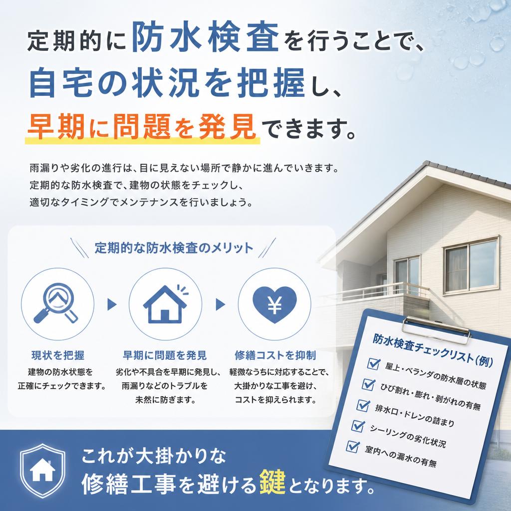 2. 防水検査がもたらす安心感