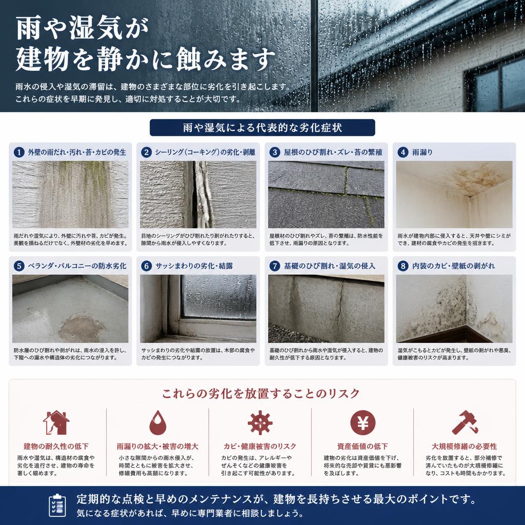 2. 建物の劣化を見逃すな