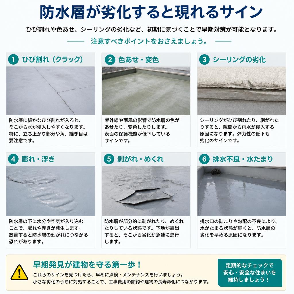 劣化のサインを見抜く方法