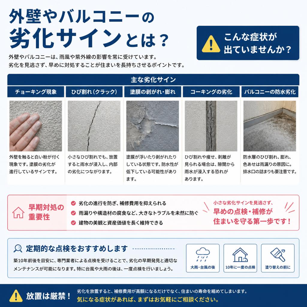 2. 劣化サインを見逃さない！