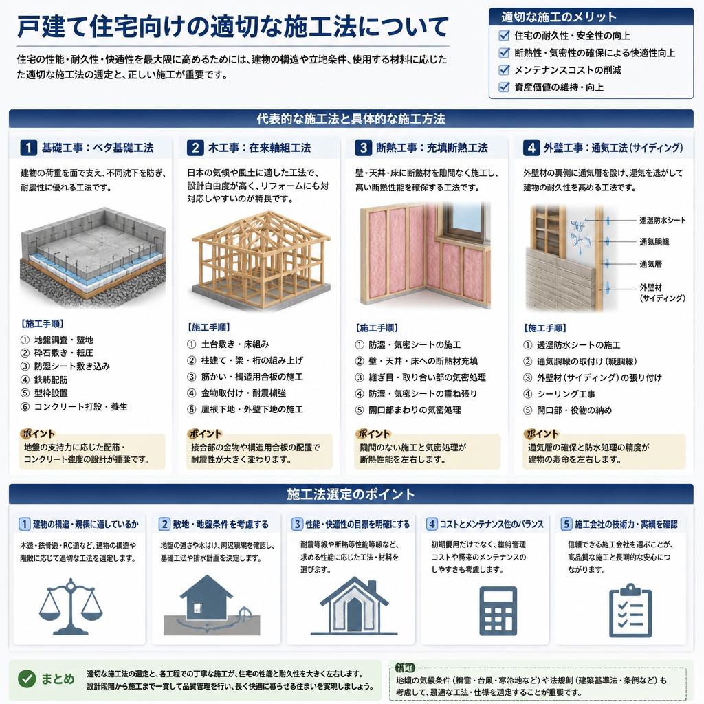 5. 戸建て住宅に最適な施工方法