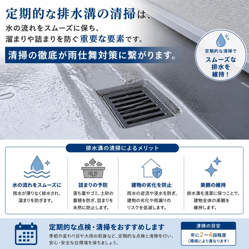 排水溝清掃の重要性
